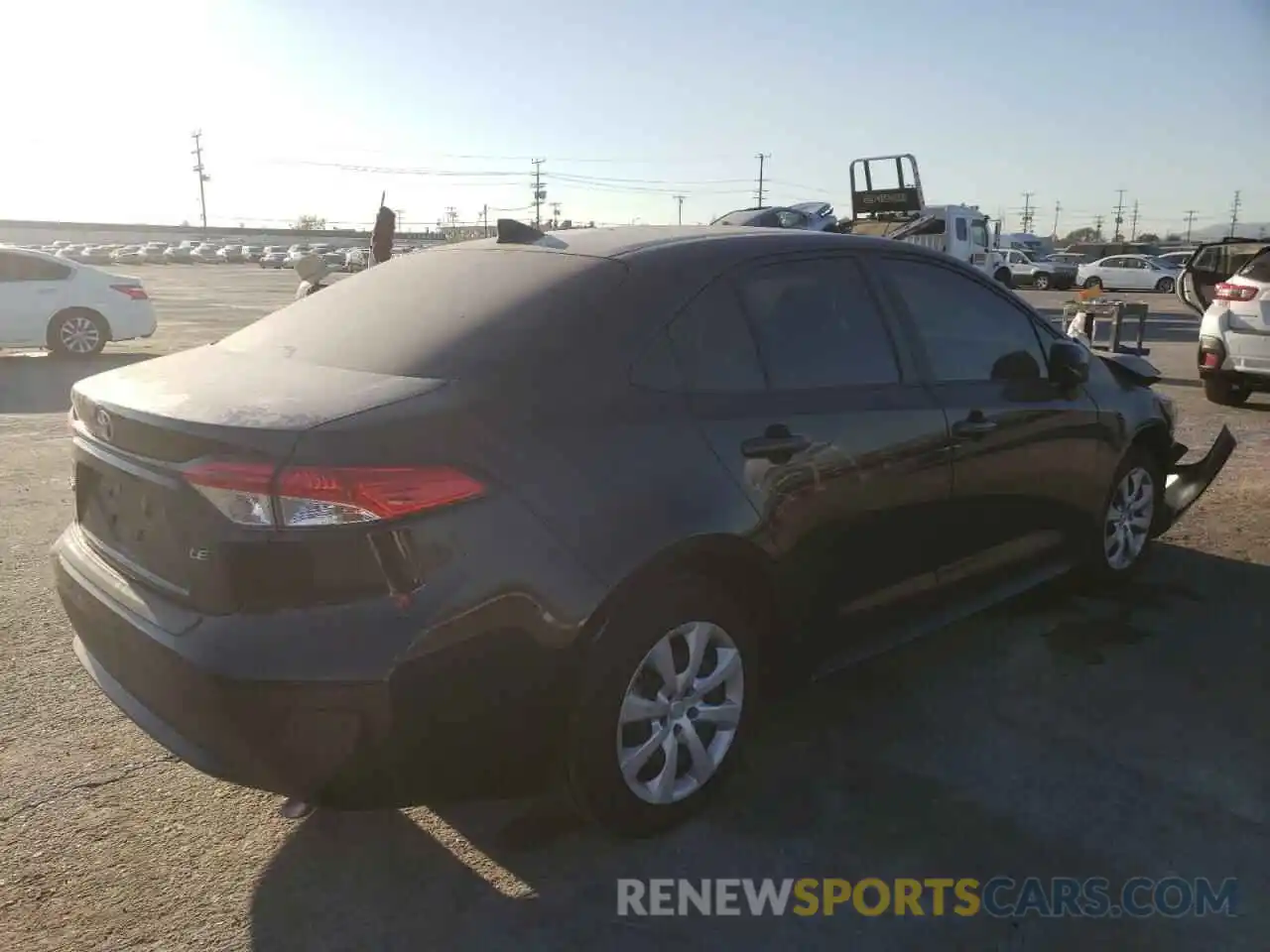 4 Photograph of a damaged car JTDEPMAE0MJ168532 TOYOTA COROLLA 2021