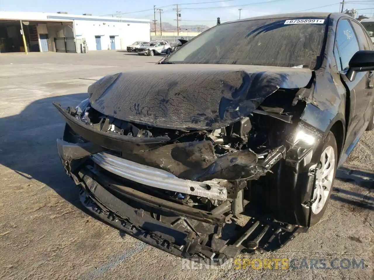 9 Photograph of a damaged car JTDEPMAE0MJ168532 TOYOTA COROLLA 2021