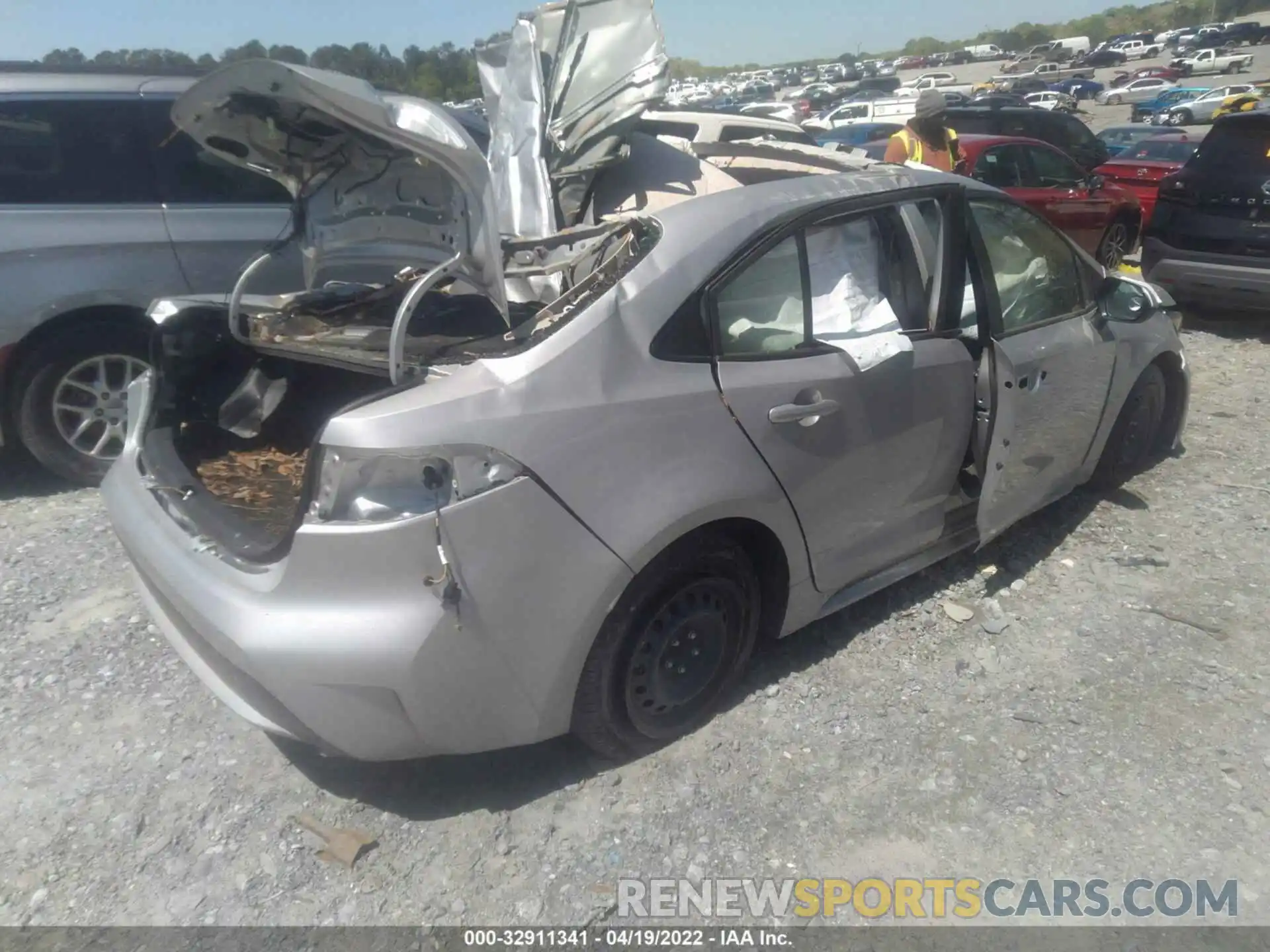 4 Photograph of a damaged car JTDEPMAE0MJ168711 TOYOTA COROLLA 2021