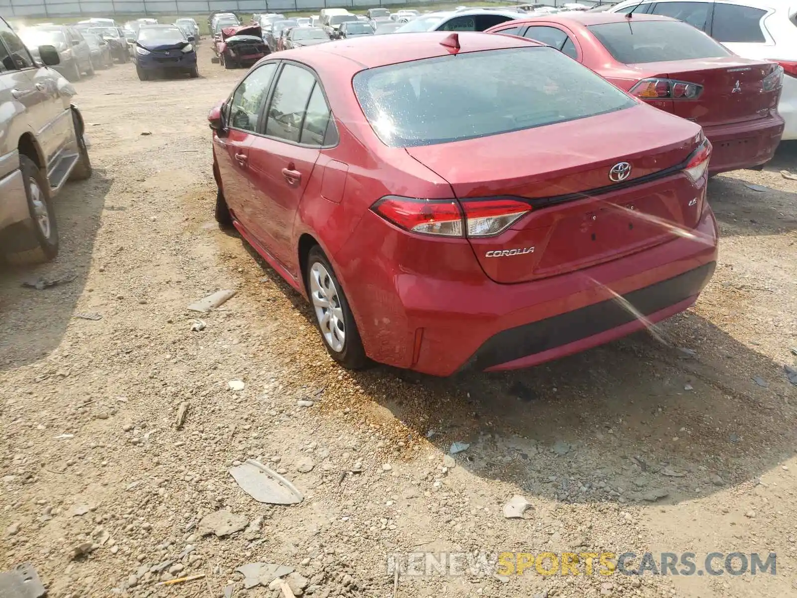 3 Photograph of a damaged car JTDEPMAE0MJ168904 TOYOTA COROLLA 2021