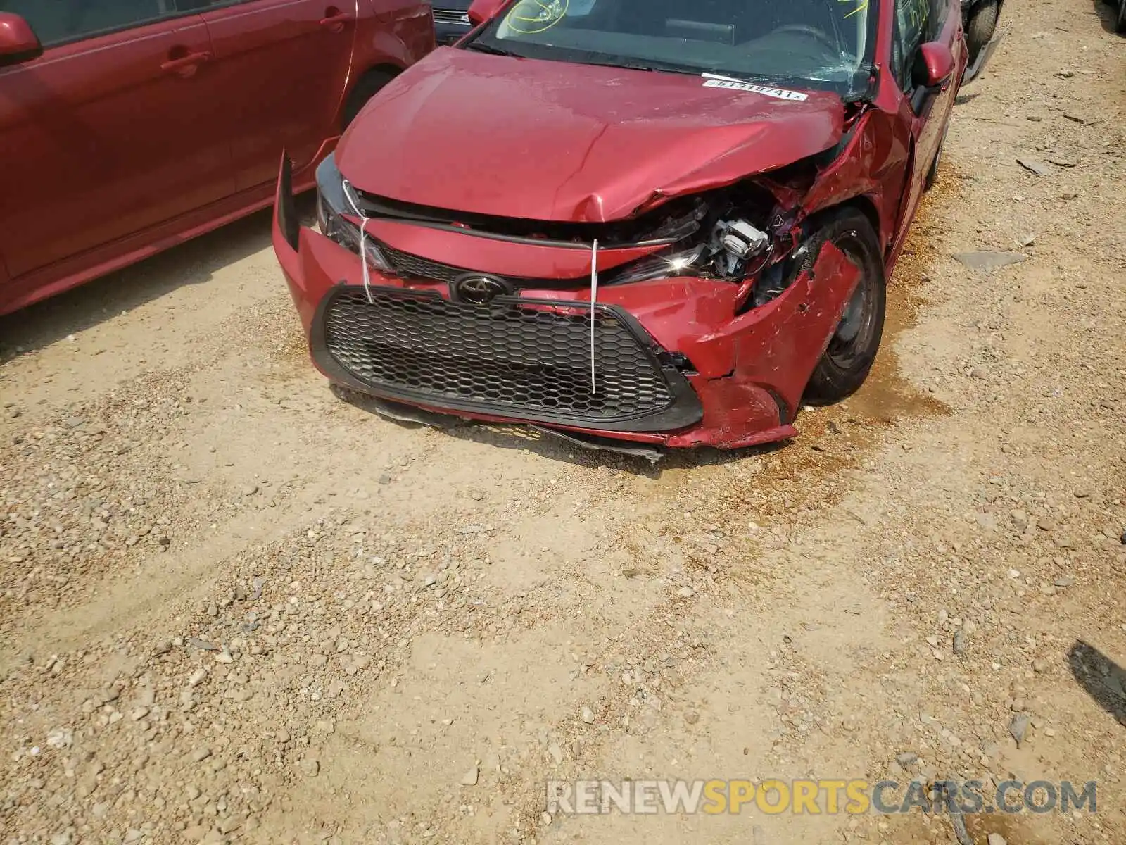 9 Photograph of a damaged car JTDEPMAE0MJ168904 TOYOTA COROLLA 2021