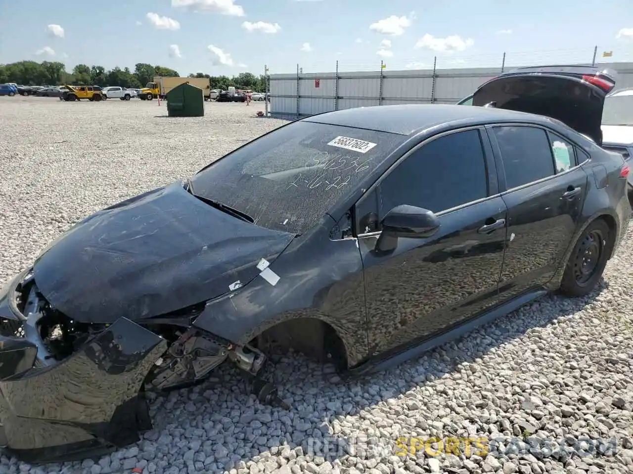 2 Photograph of a damaged car JTDEPMAE0MJ169406 TOYOTA COROLLA 2021