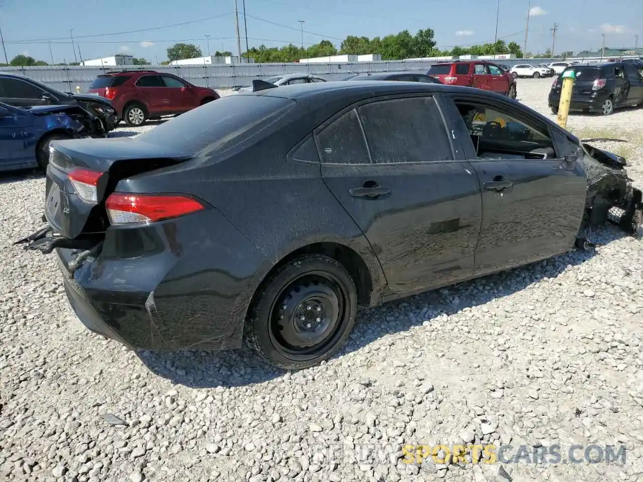 4 Photograph of a damaged car JTDEPMAE0MJ169406 TOYOTA COROLLA 2021