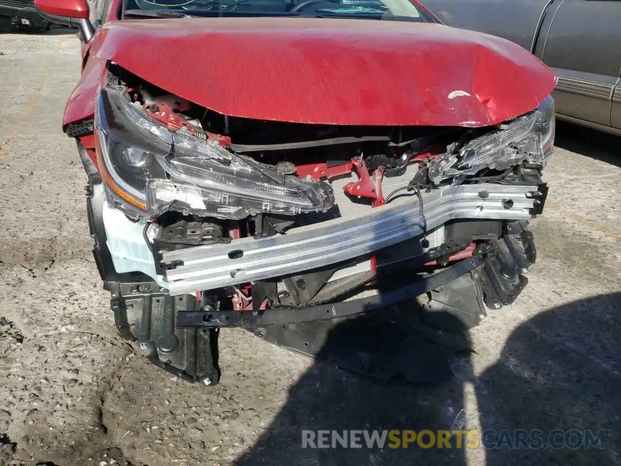 9 Photograph of a damaged car JTDEPMAE0MJ174492 TOYOTA COROLLA 2021