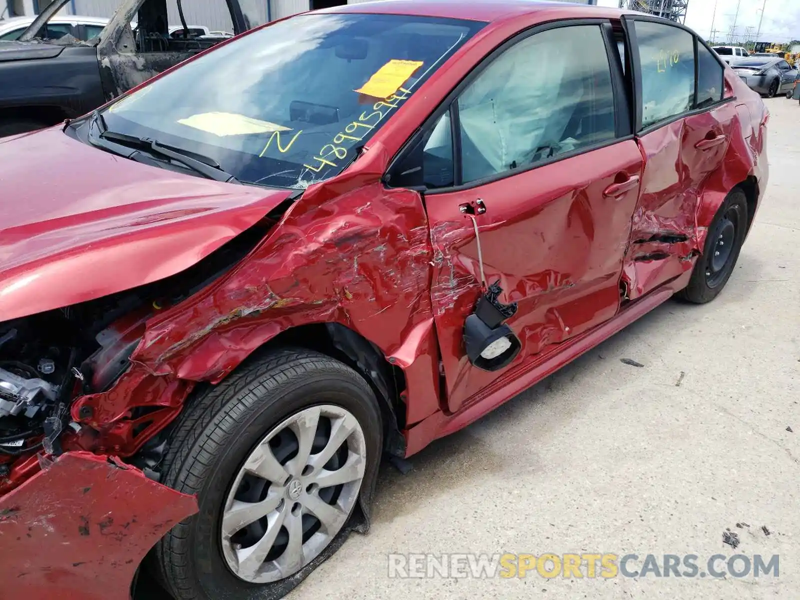 9 Photograph of a damaged car JTDEPMAE0MJ174749 TOYOTA COROLLA 2021