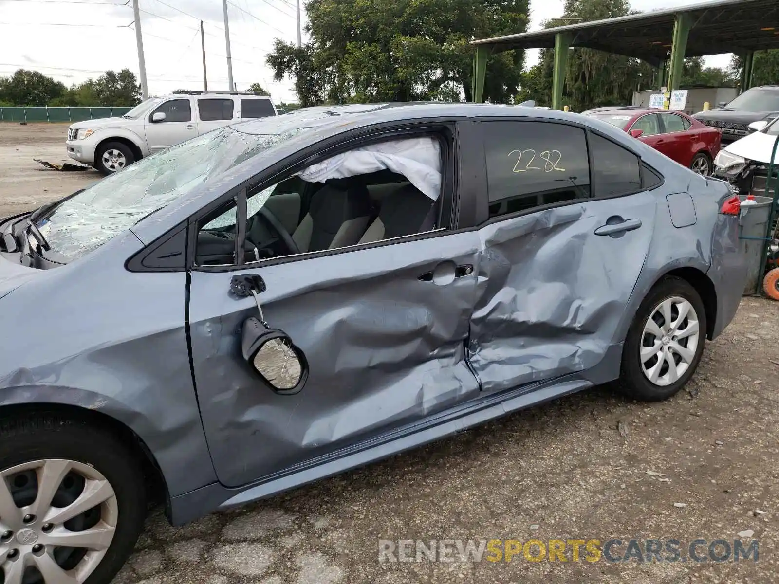 9 Photograph of a damaged car JTDEPMAE0MJ174797 TOYOTA COROLLA 2021