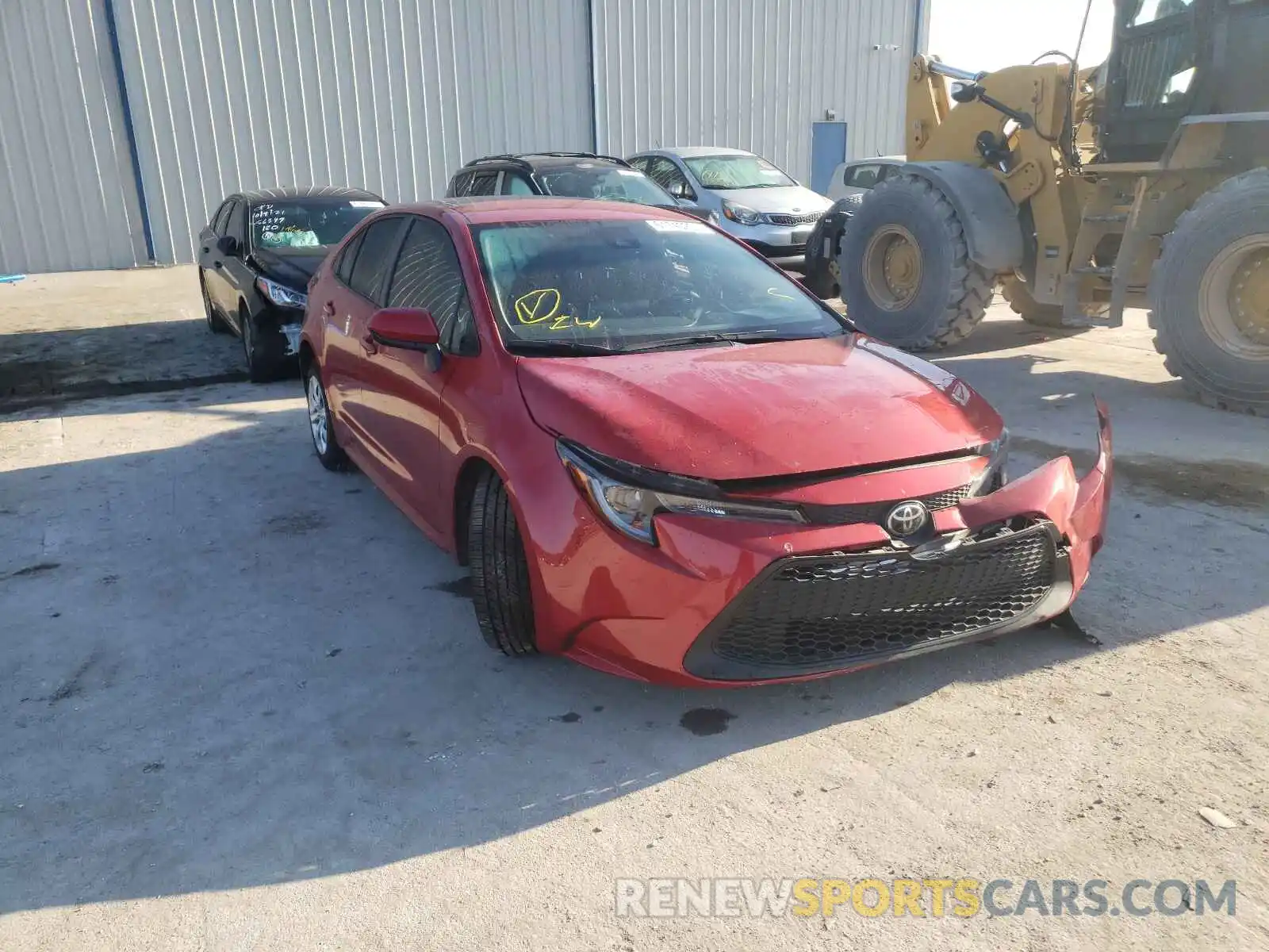 1 Photograph of a damaged car JTDEPMAE0MJ174959 TOYOTA COROLLA 2021