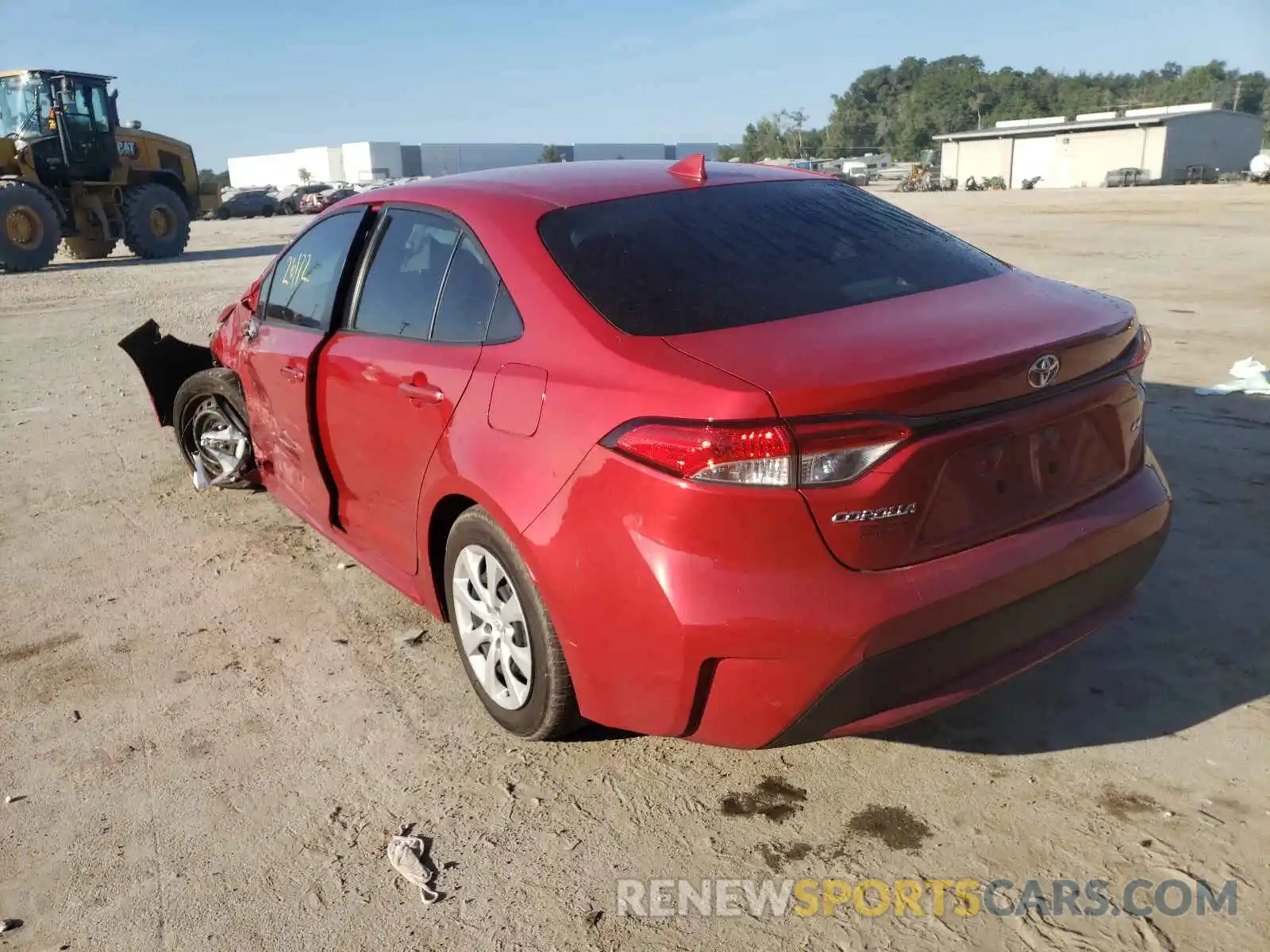 3 Photograph of a damaged car JTDEPMAE0MJ174959 TOYOTA COROLLA 2021