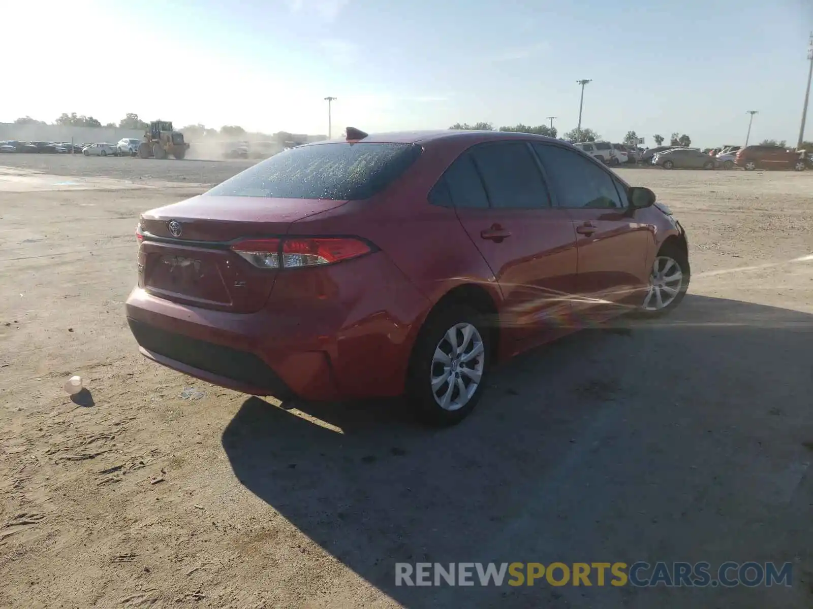 4 Photograph of a damaged car JTDEPMAE0MJ174959 TOYOTA COROLLA 2021