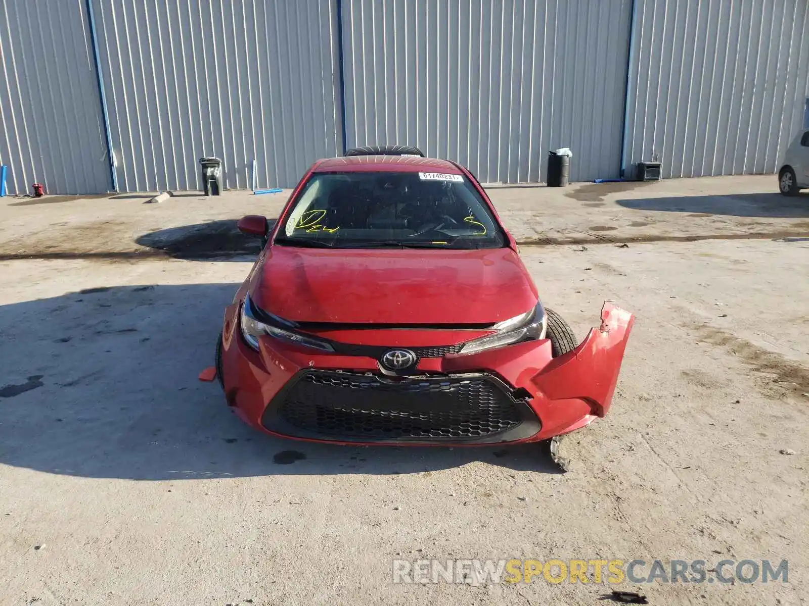 9 Photograph of a damaged car JTDEPMAE0MJ174959 TOYOTA COROLLA 2021