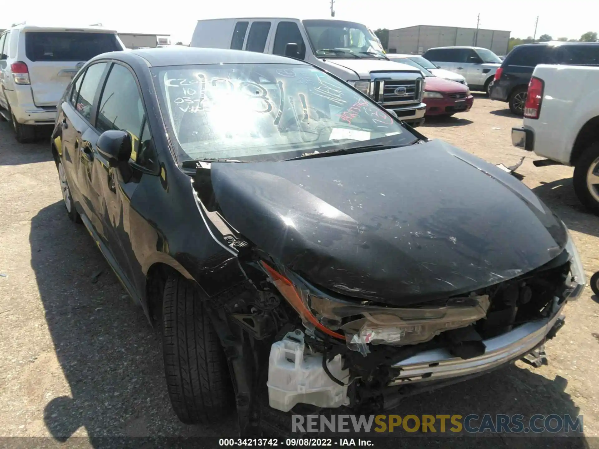 1 Photograph of a damaged car JTDEPMAE0MJ175285 TOYOTA COROLLA 2021