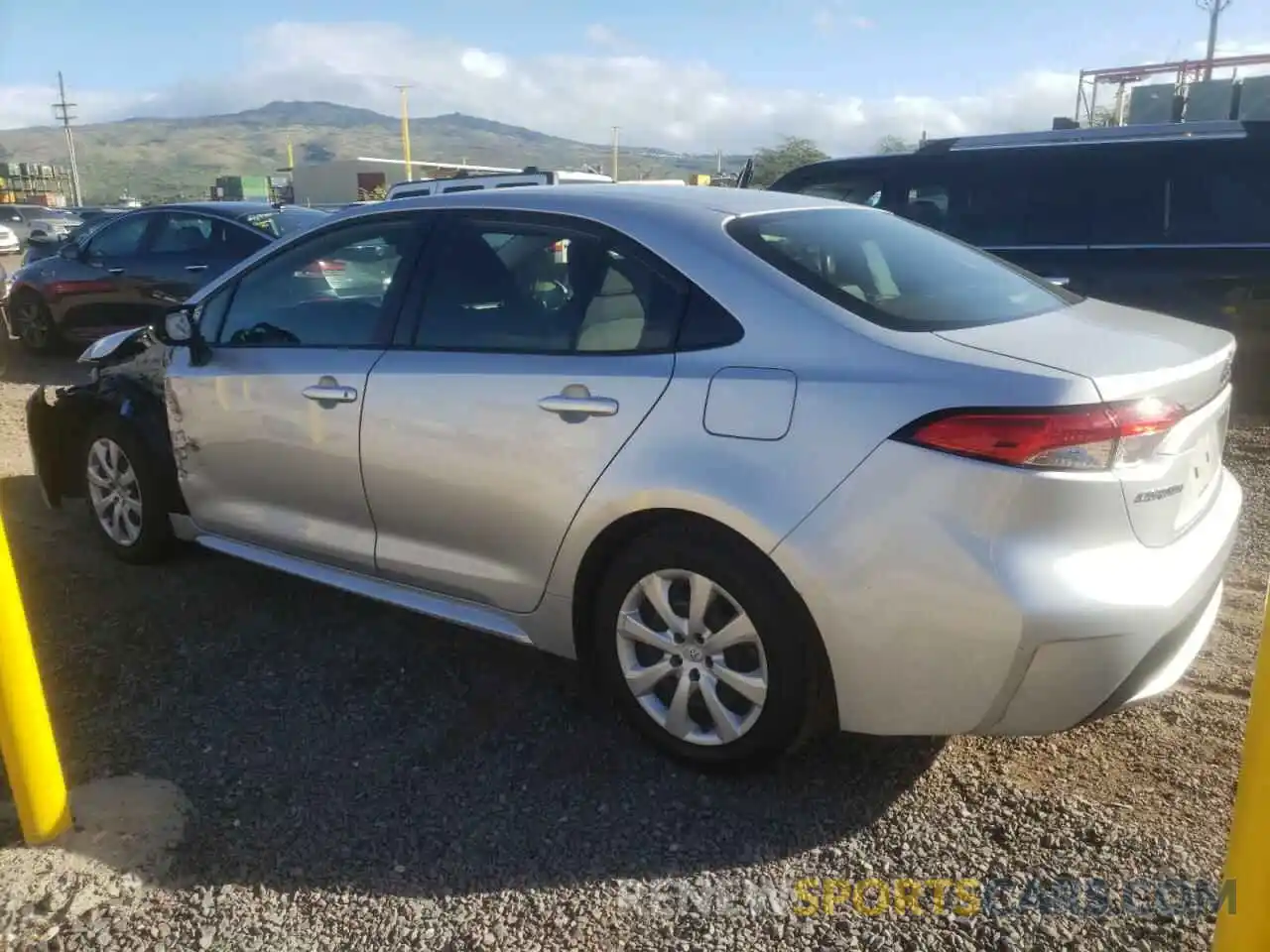 2 Photograph of a damaged car JTDEPMAE0MJ176078 TOYOTA COROLLA 2021