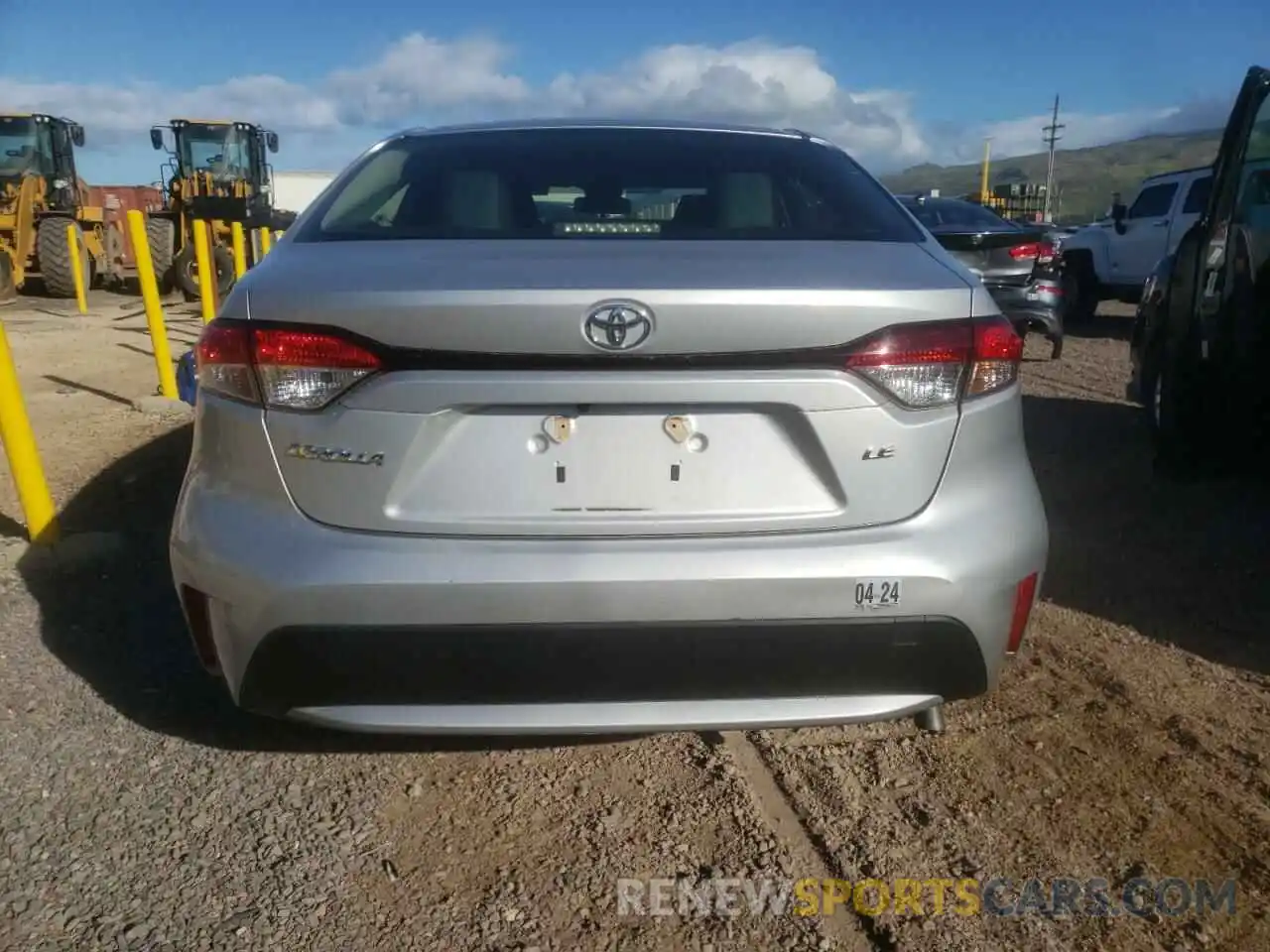 6 Photograph of a damaged car JTDEPMAE0MJ176078 TOYOTA COROLLA 2021