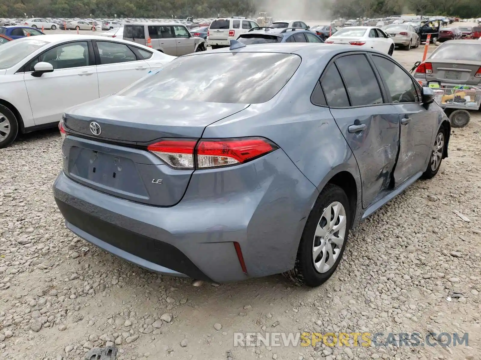 4 Photograph of a damaged car JTDEPMAE0MJ176274 TOYOTA COROLLA 2021