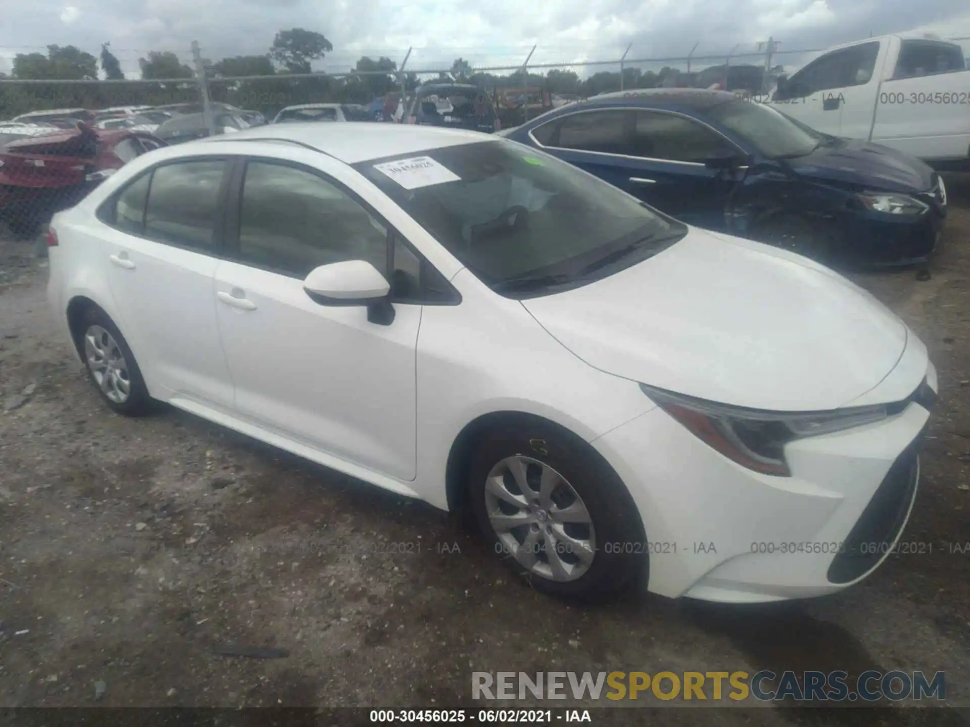 1 Photograph of a damaged car JTDEPMAE0MJ176596 TOYOTA COROLLA 2021