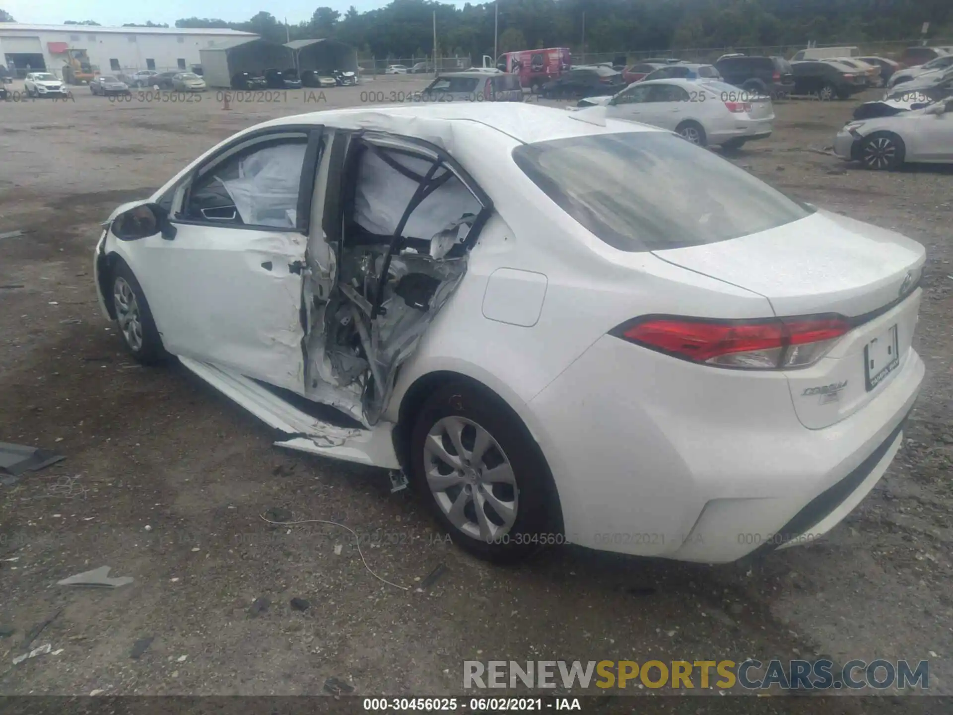 3 Photograph of a damaged car JTDEPMAE0MJ176596 TOYOTA COROLLA 2021