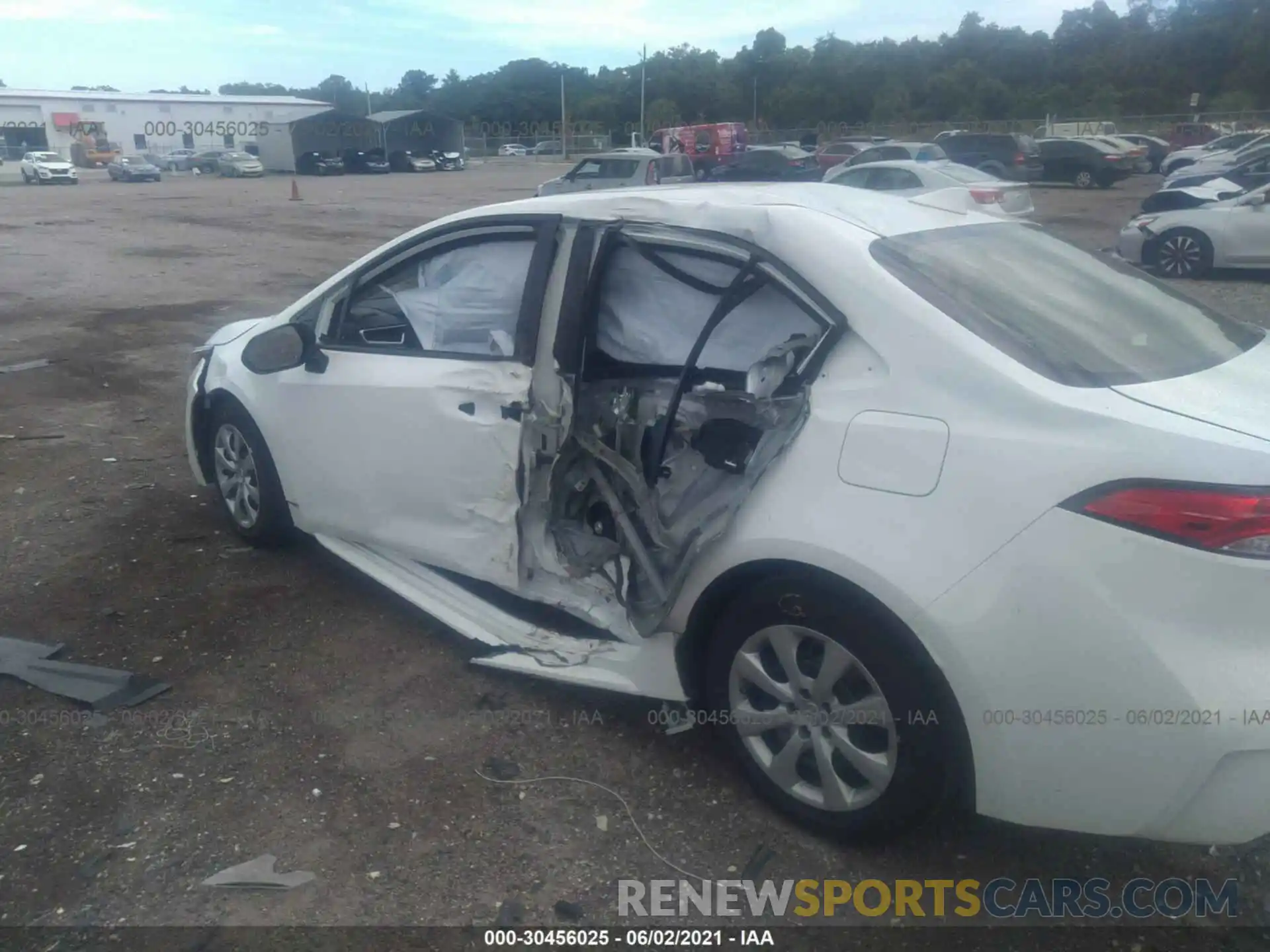 6 Photograph of a damaged car JTDEPMAE0MJ176596 TOYOTA COROLLA 2021