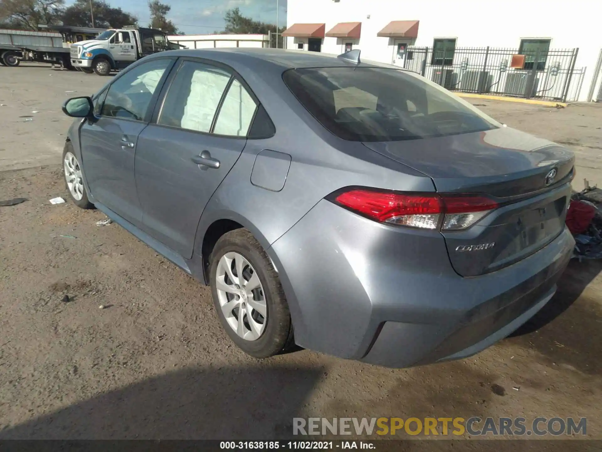 3 Photograph of a damaged car JTDEPMAE0MJ177215 TOYOTA COROLLA 2021