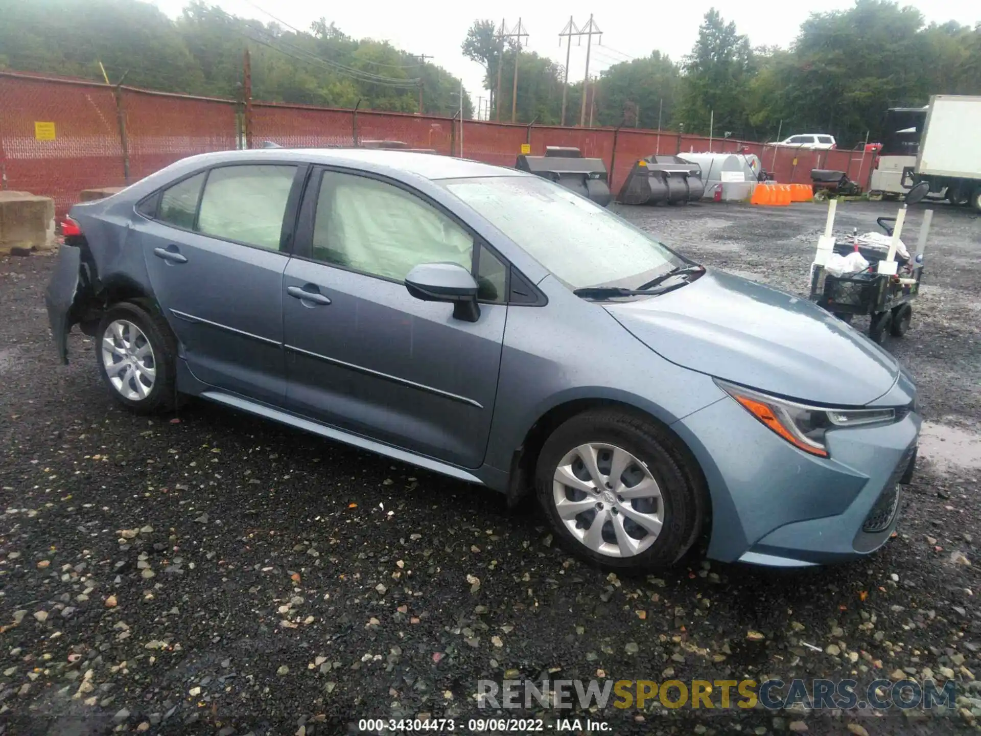 1 Photograph of a damaged car JTDEPMAE0MJ177859 TOYOTA COROLLA 2021