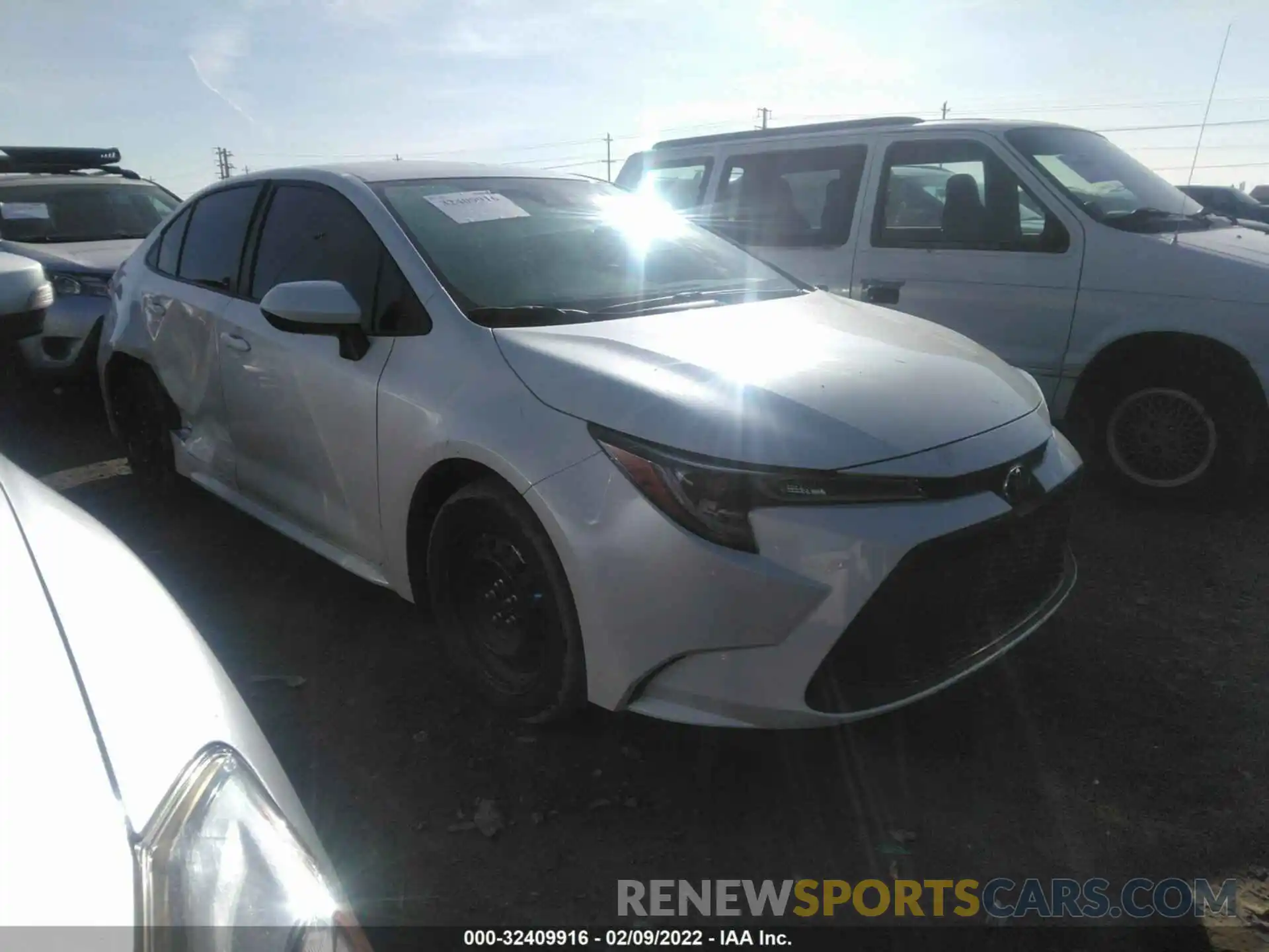 1 Photograph of a damaged car JTDEPMAE0MJ179160 TOYOTA COROLLA 2021