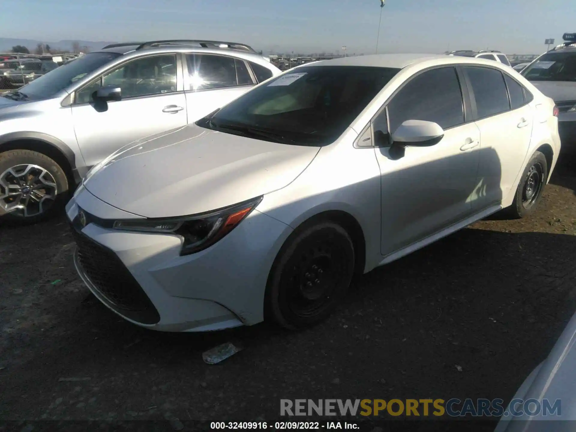 2 Photograph of a damaged car JTDEPMAE0MJ179160 TOYOTA COROLLA 2021