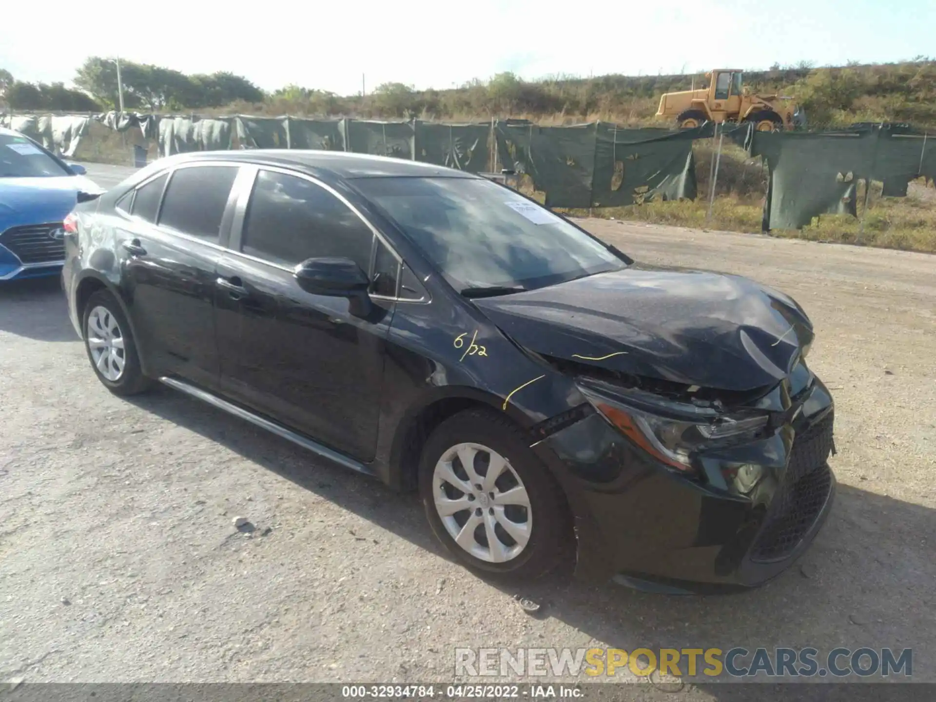 1 Photograph of a damaged car JTDEPMAE0MJ179448 TOYOTA COROLLA 2021