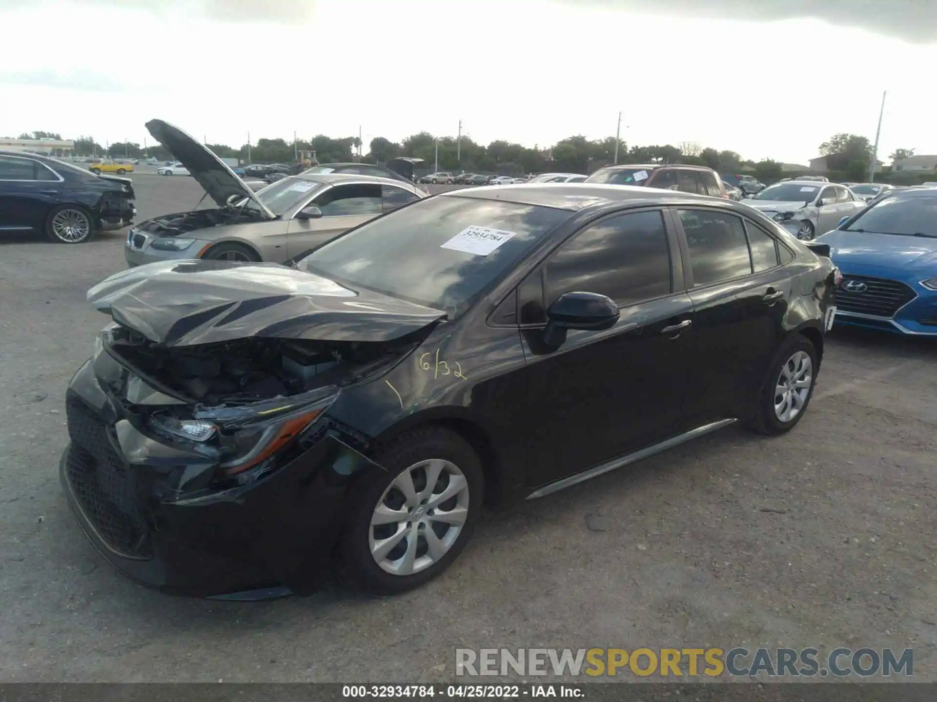 2 Photograph of a damaged car JTDEPMAE0MJ179448 TOYOTA COROLLA 2021