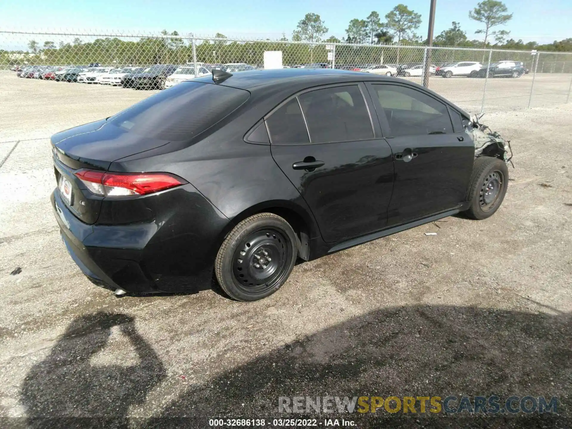 4 Photograph of a damaged car JTDEPMAE0MJ180017 TOYOTA COROLLA 2021