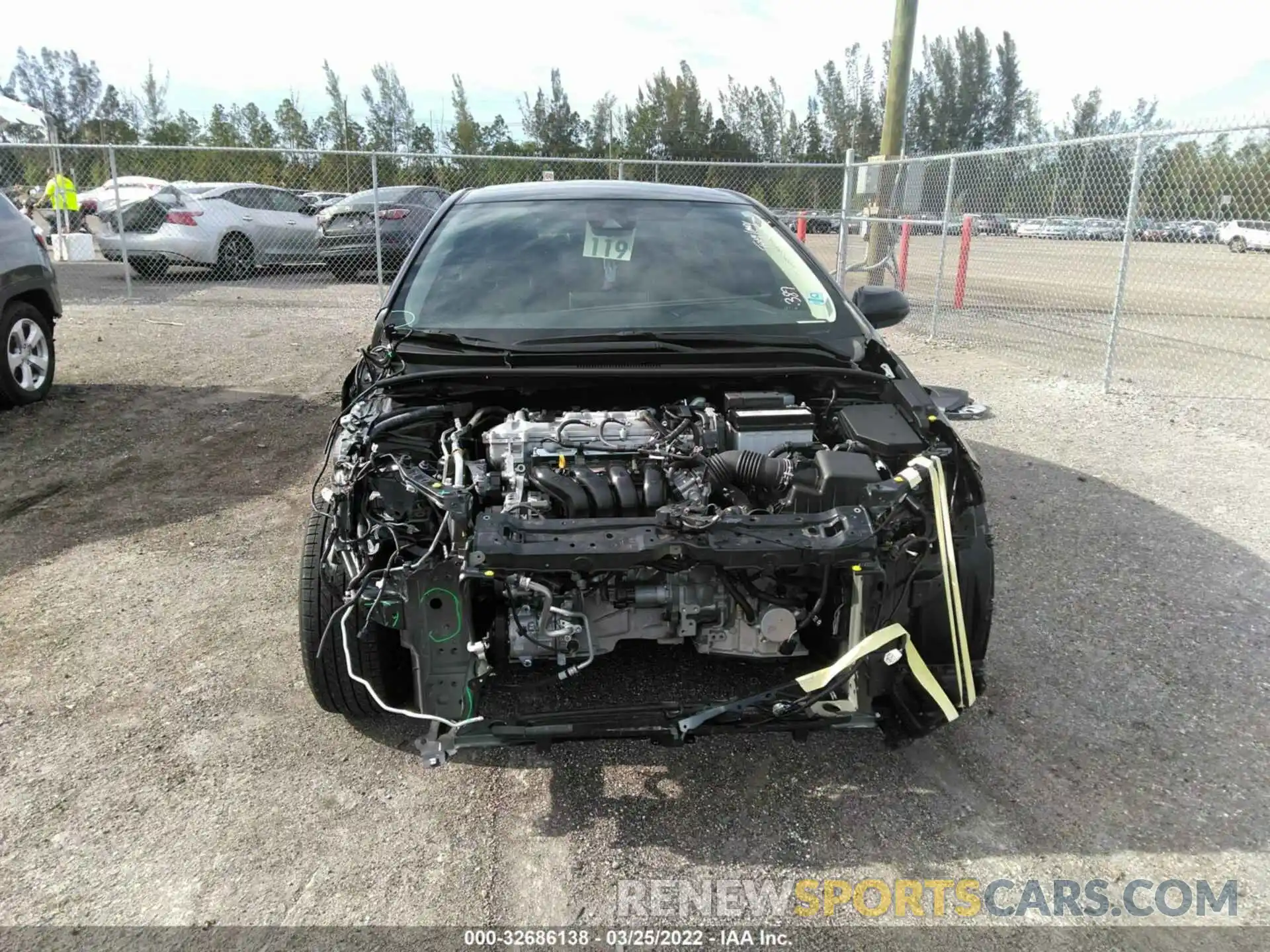 6 Photograph of a damaged car JTDEPMAE0MJ180017 TOYOTA COROLLA 2021