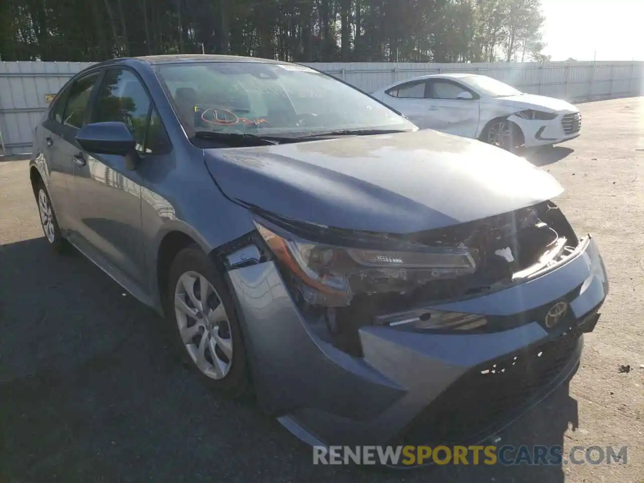 1 Photograph of a damaged car JTDEPMAE0MJ182592 TOYOTA COROLLA 2021