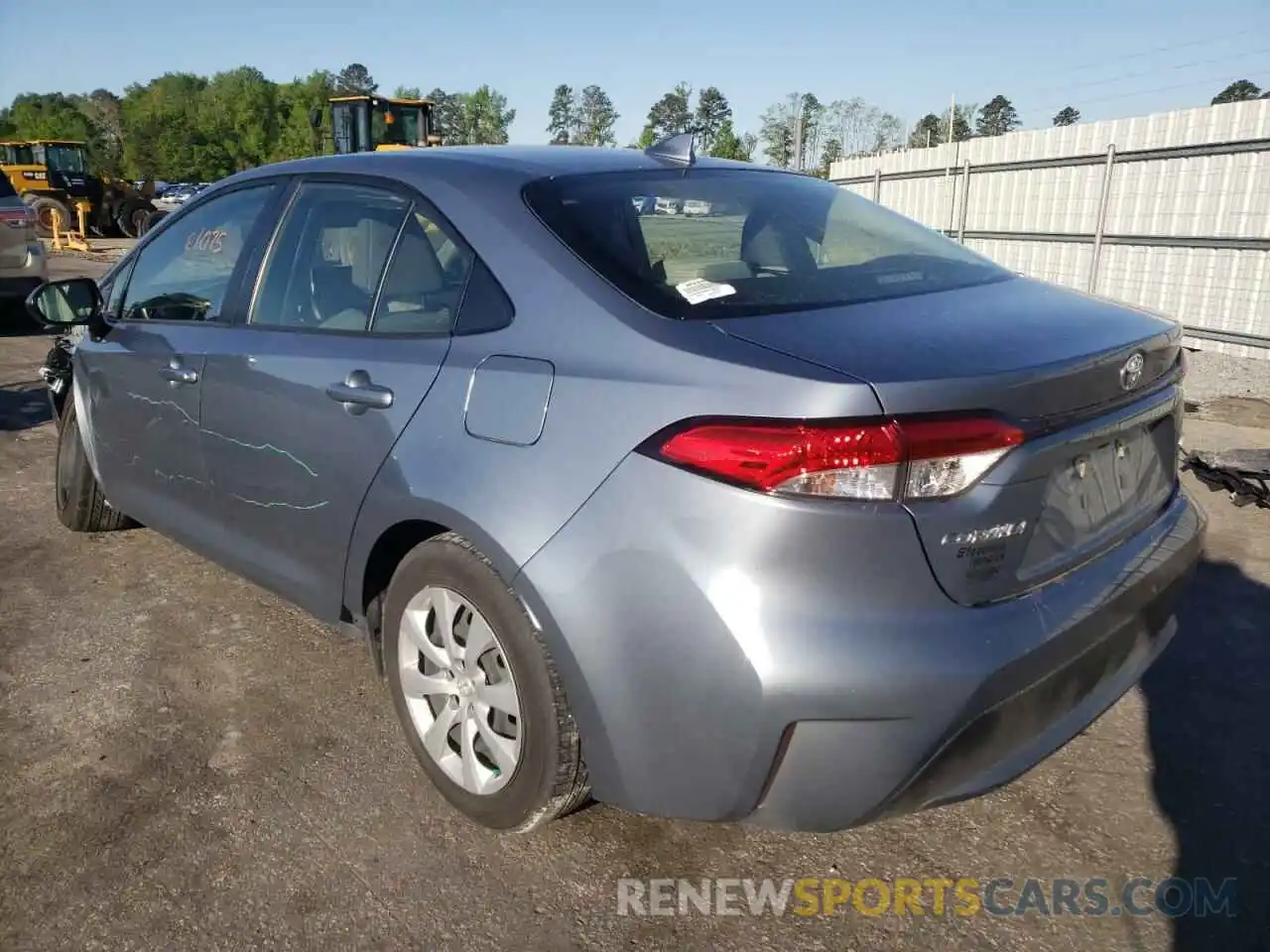 3 Photograph of a damaged car JTDEPMAE0MJ182592 TOYOTA COROLLA 2021