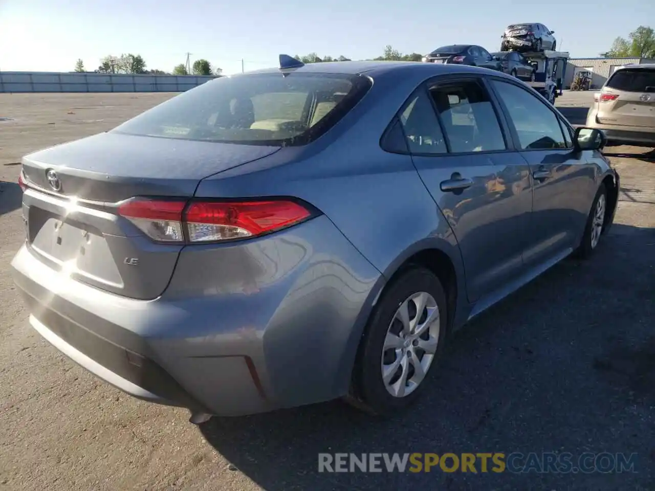 4 Photograph of a damaged car JTDEPMAE0MJ182592 TOYOTA COROLLA 2021