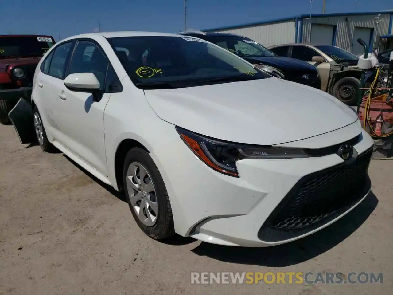 1 Photograph of a damaged car JTDEPMAE0MJ183306 TOYOTA COROLLA 2021