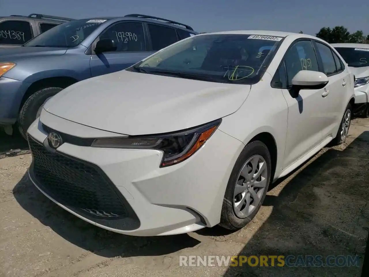 2 Photograph of a damaged car JTDEPMAE0MJ183306 TOYOTA COROLLA 2021