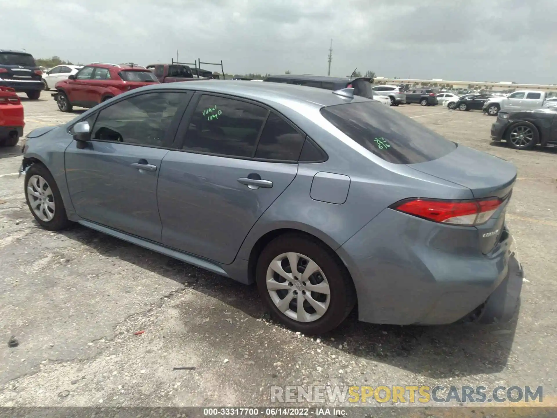 3 Photograph of a damaged car JTDEPMAE0MJ183774 TOYOTA COROLLA 2021