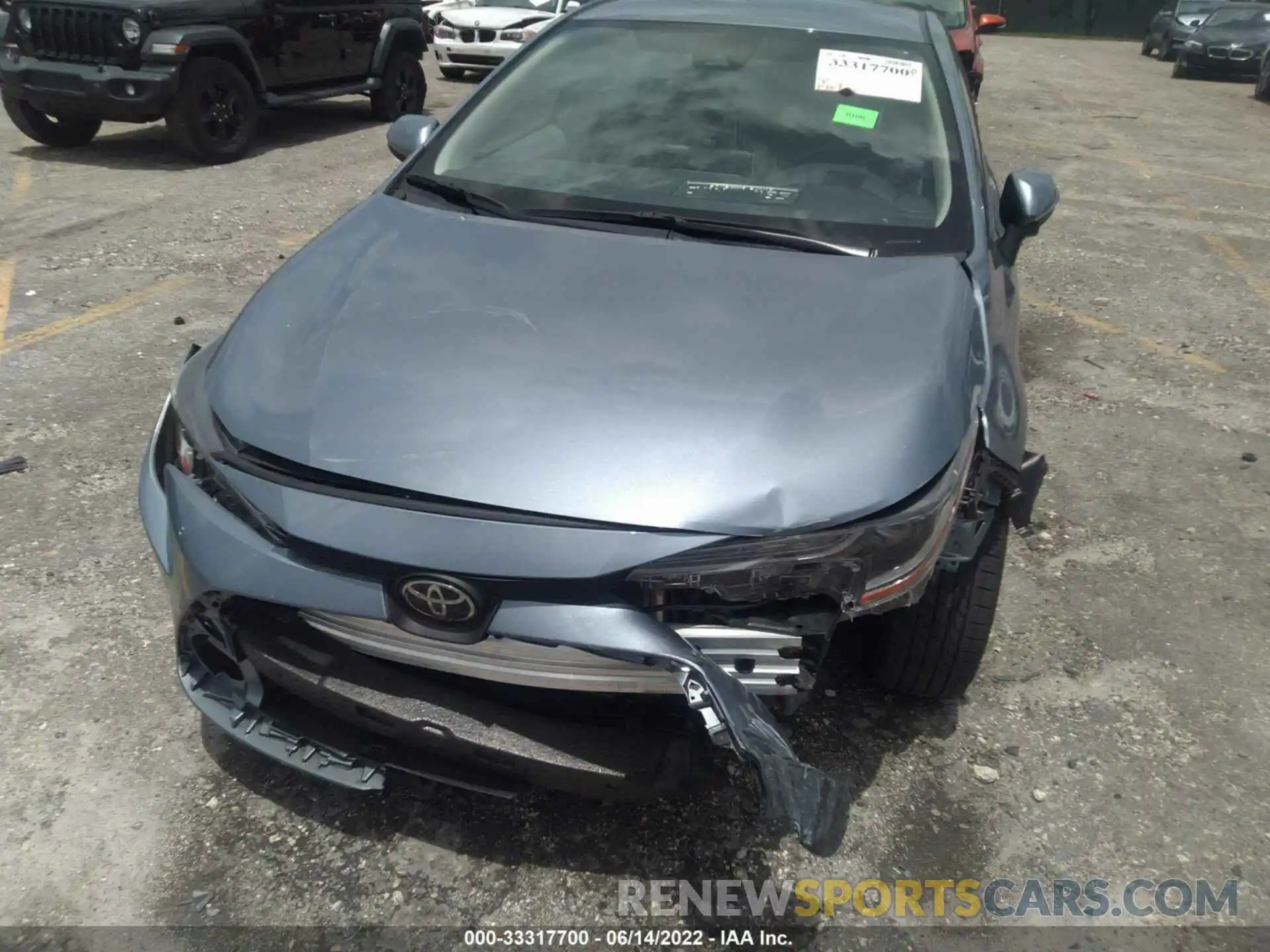 6 Photograph of a damaged car JTDEPMAE0MJ183774 TOYOTA COROLLA 2021