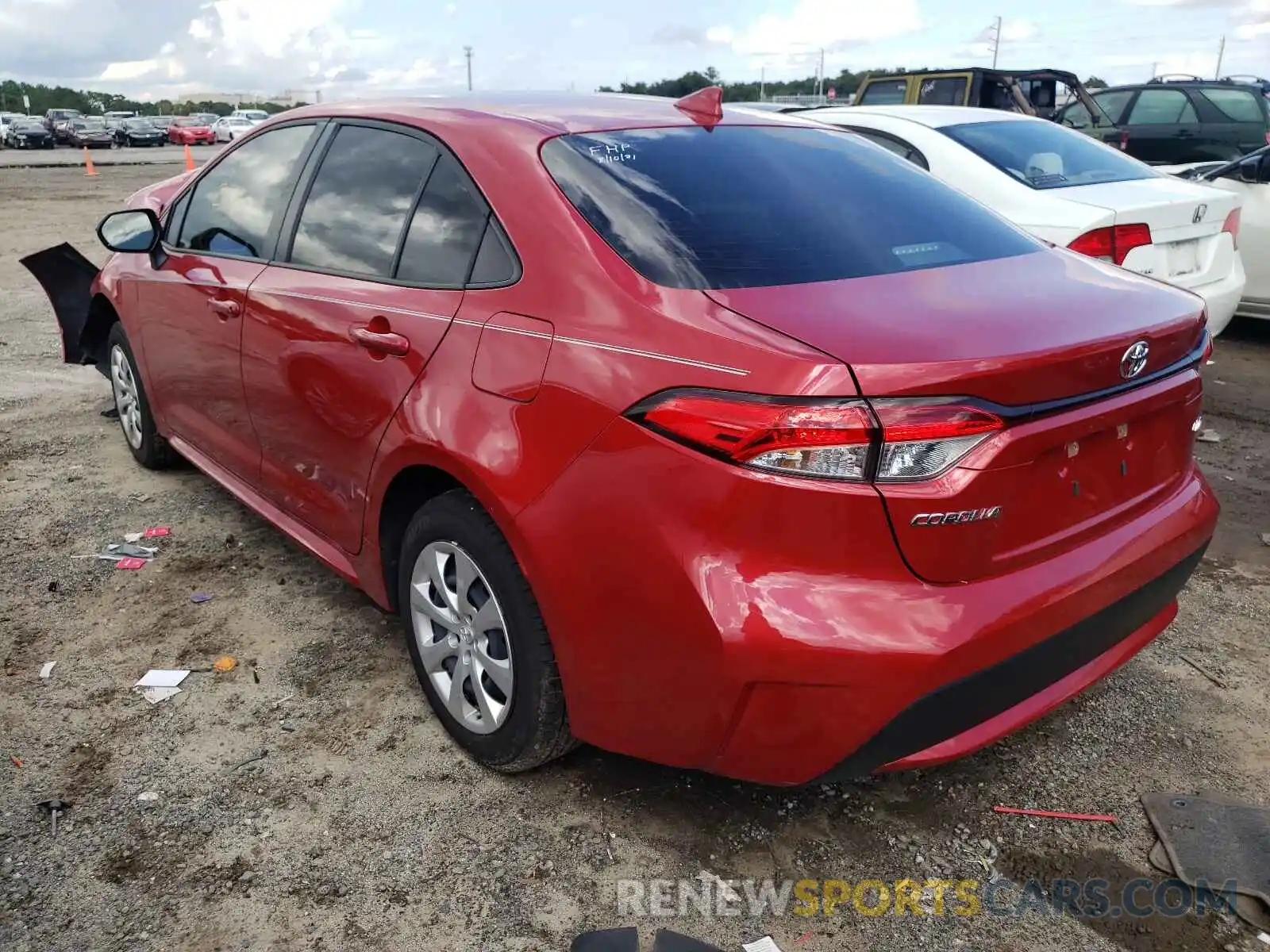 3 Photograph of a damaged car JTDEPMAE0MJ183791 TOYOTA COROLLA 2021