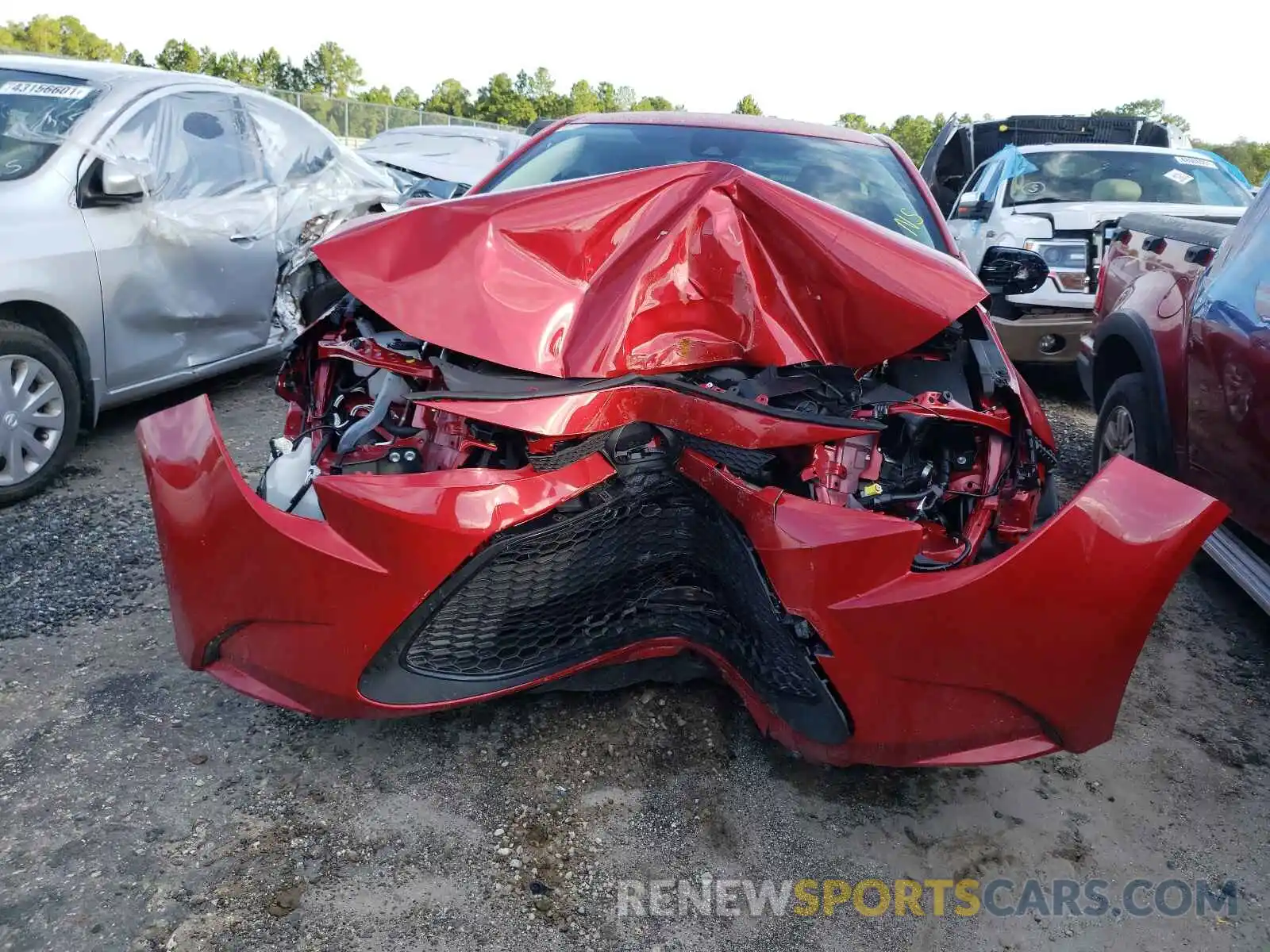 7 Photograph of a damaged car JTDEPMAE0MJ183791 TOYOTA COROLLA 2021