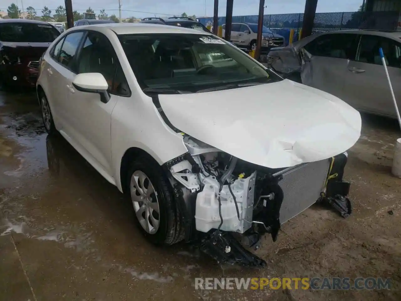 1 Photograph of a damaged car JTDEPMAE0MJ183919 TOYOTA COROLLA 2021