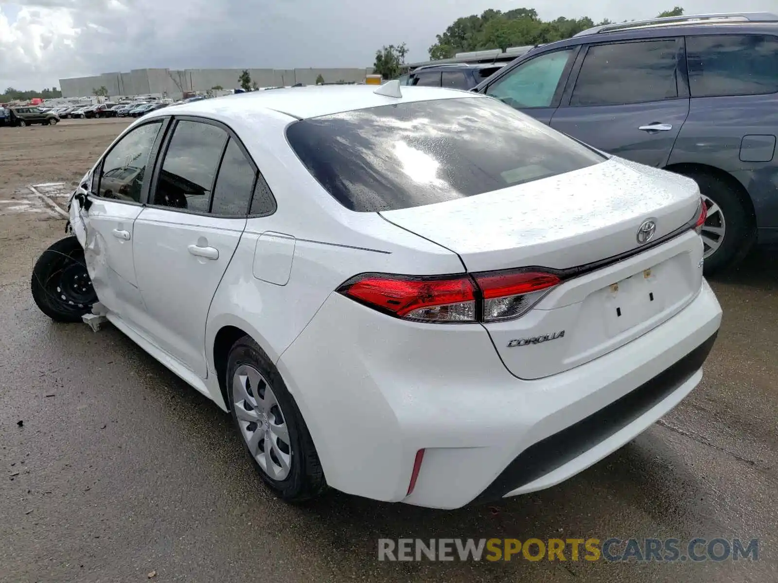 3 Photograph of a damaged car JTDEPMAE0MJ185234 TOYOTA COROLLA 2021