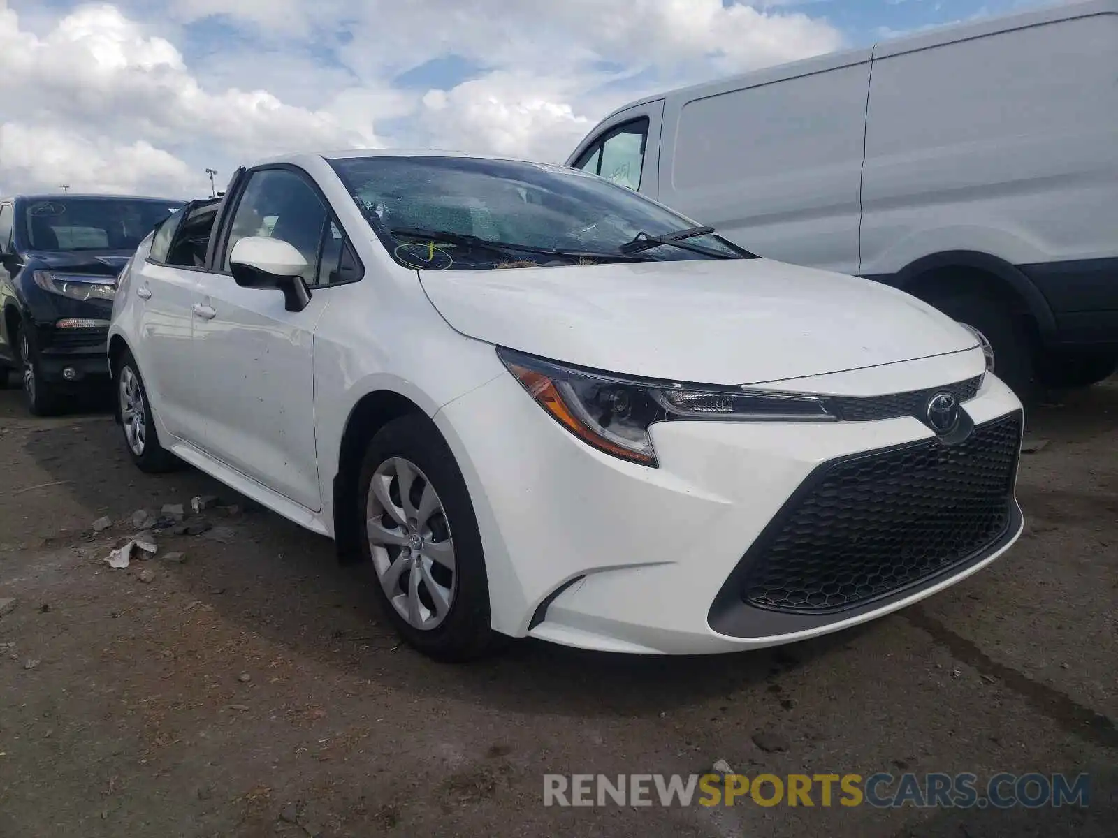 1 Photograph of a damaged car JTDEPMAE0MJ186464 TOYOTA COROLLA 2021