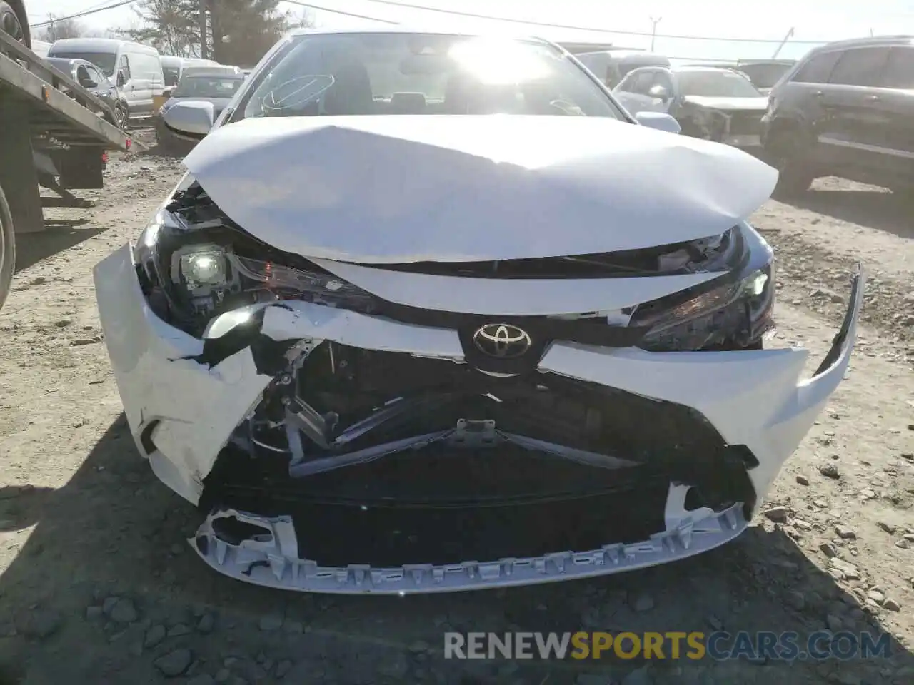 7 Photograph of a damaged car JTDEPMAE0MJ186626 TOYOTA COROLLA 2021