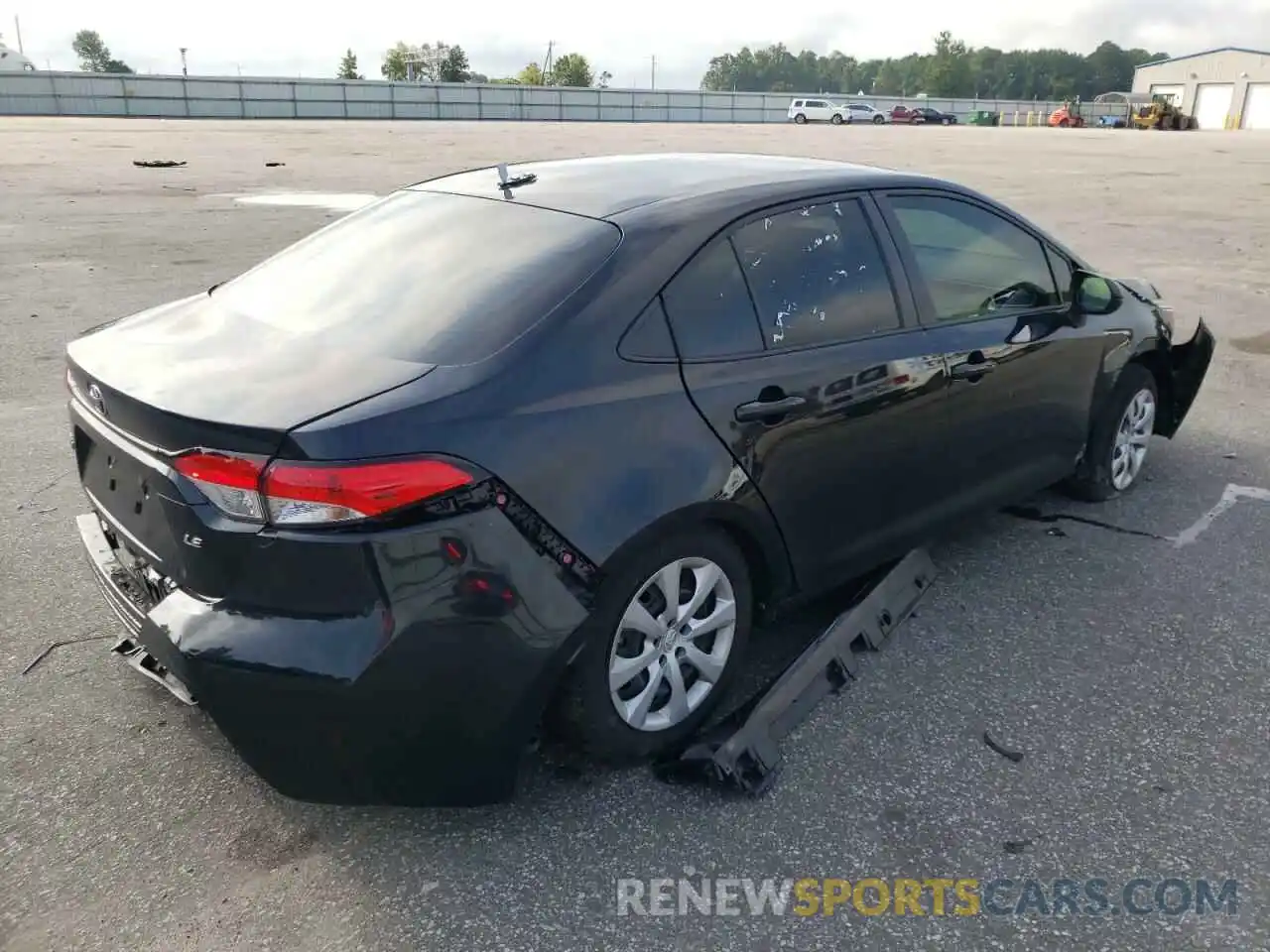 4 Photograph of a damaged car JTDEPMAE0MJ186643 TOYOTA COROLLA 2021