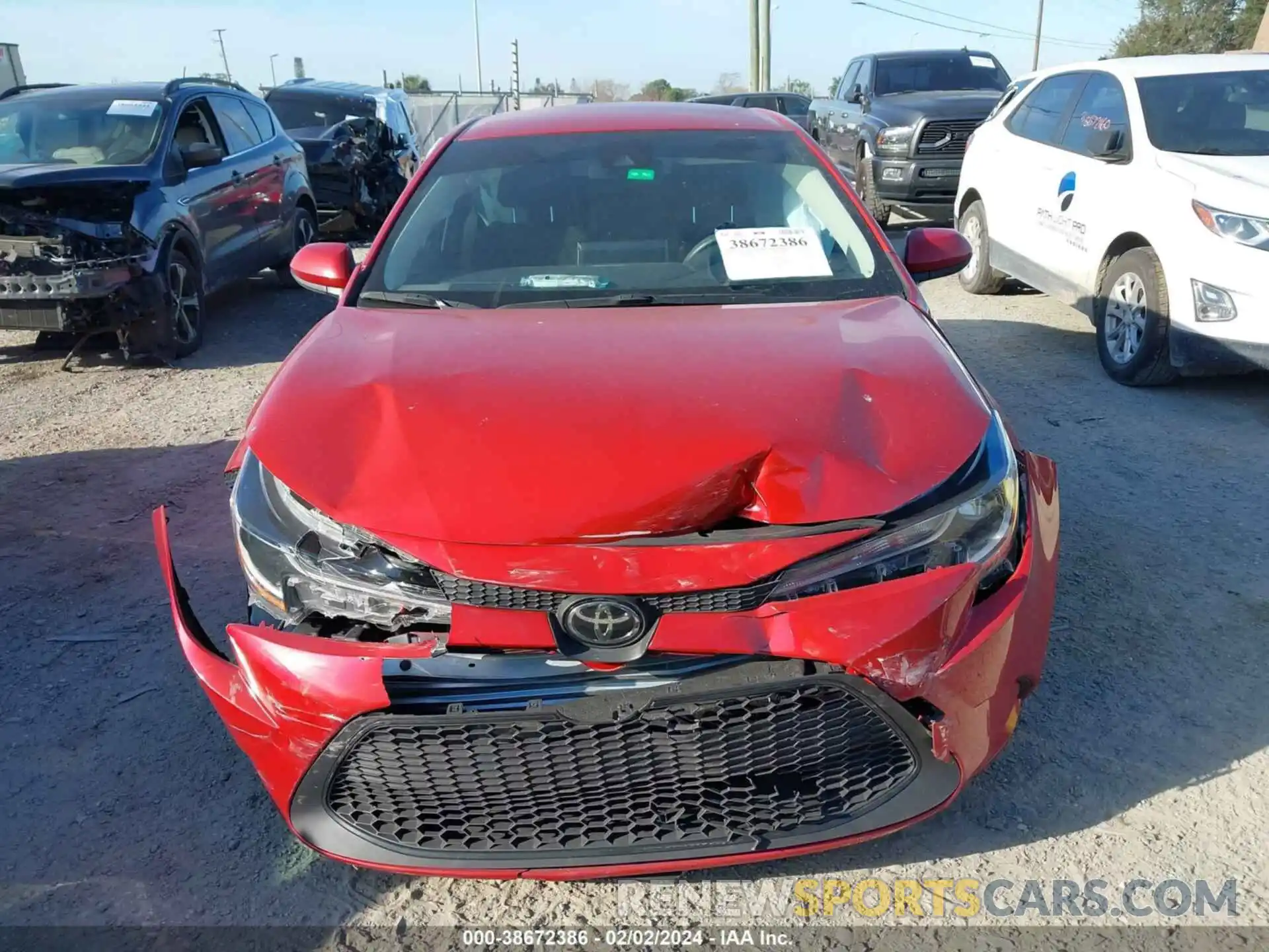 12 Photograph of a damaged car JTDEPMAE0MJ189168 TOYOTA COROLLA 2021