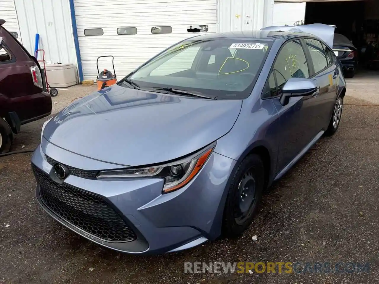 2 Photograph of a damaged car JTDEPMAE0MJ189767 TOYOTA COROLLA 2021