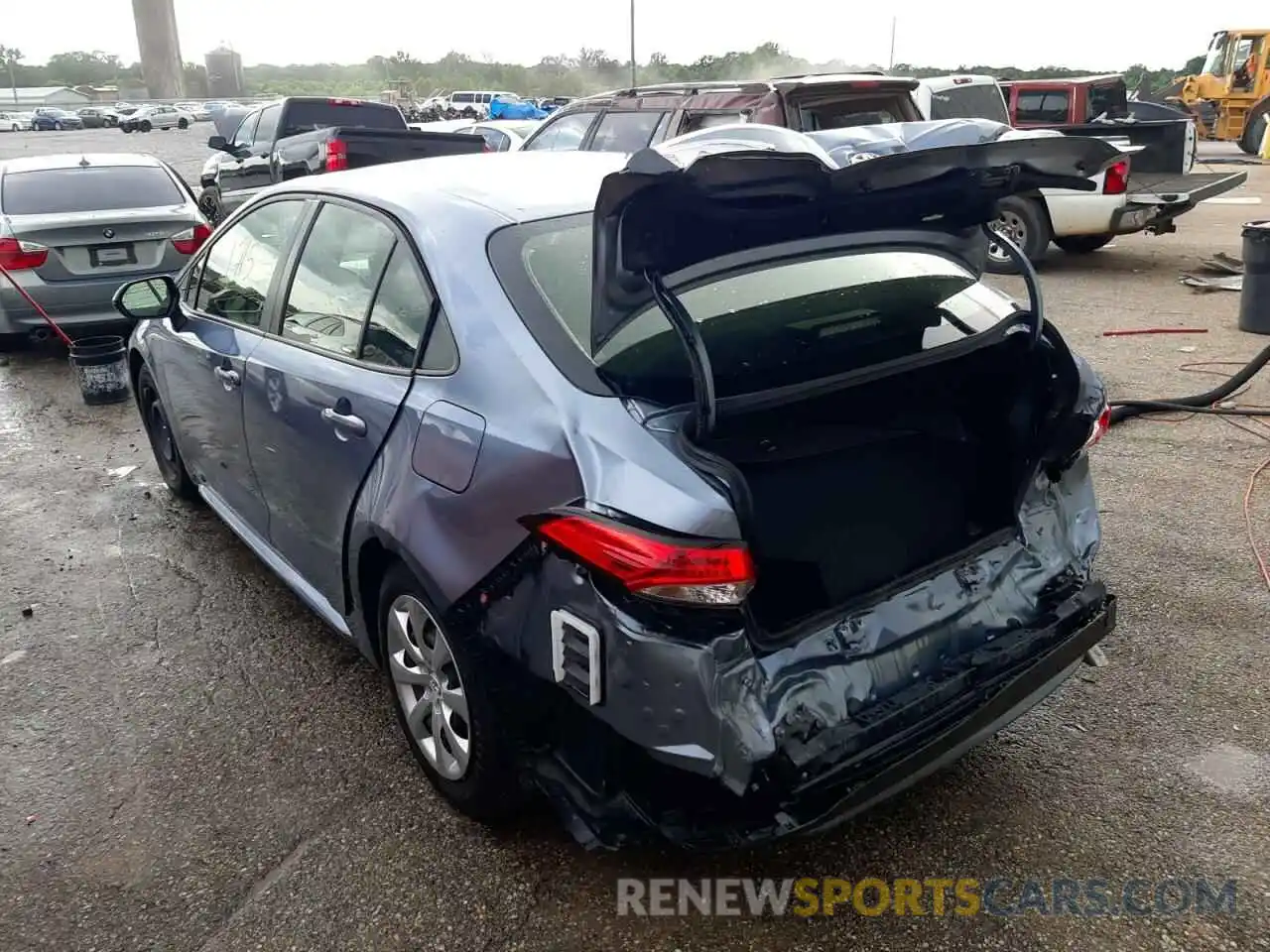 3 Photograph of a damaged car JTDEPMAE0MJ189767 TOYOTA COROLLA 2021