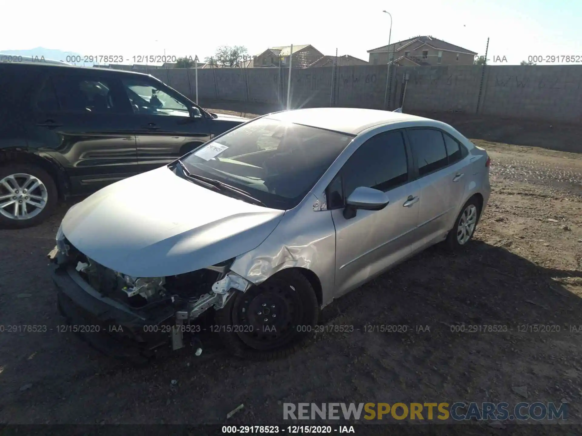 2 Photograph of a damaged car JTDEPMAE1MJ117458 TOYOTA COROLLA 2021