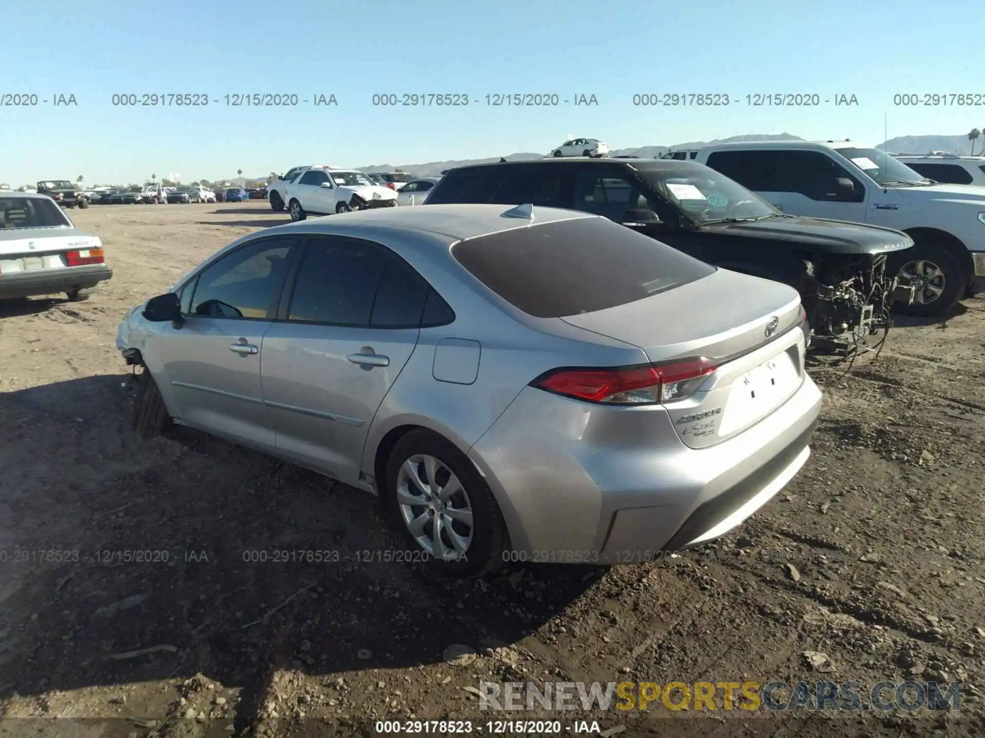 3 Photograph of a damaged car JTDEPMAE1MJ117458 TOYOTA COROLLA 2021