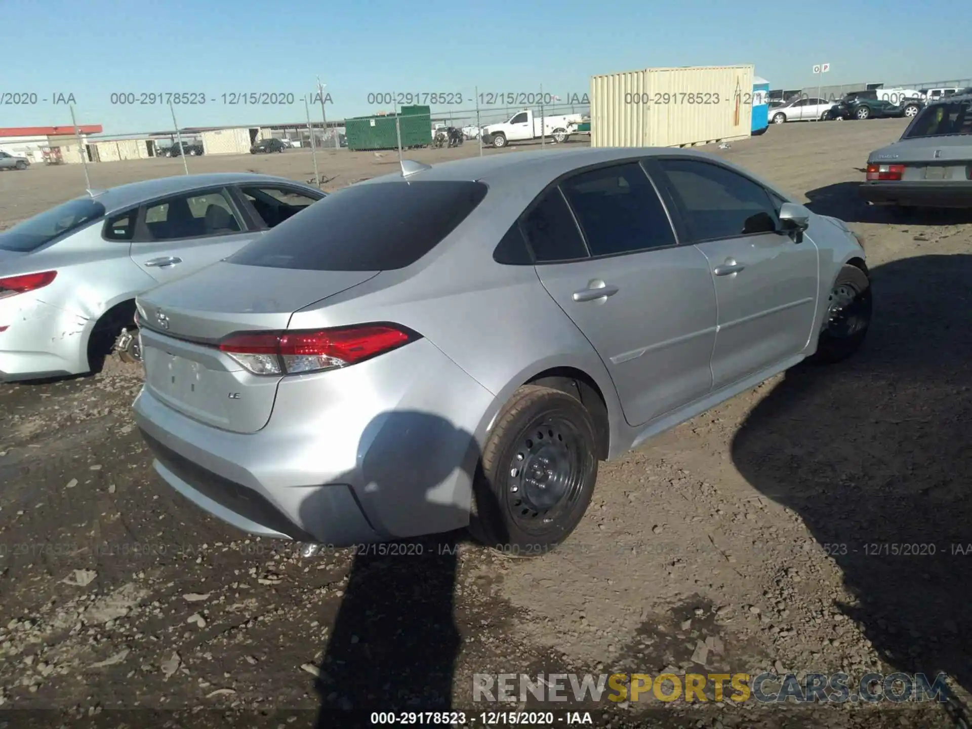 4 Photograph of a damaged car JTDEPMAE1MJ117458 TOYOTA COROLLA 2021