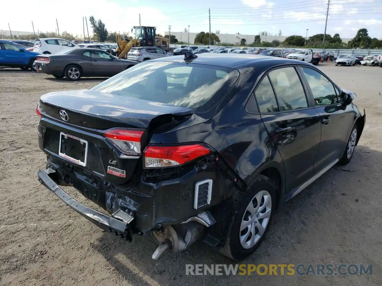 4 Photograph of a damaged car JTDEPMAE1MJ119498 TOYOTA COROLLA 2021